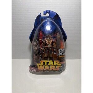 Star Wars Revenge of the Sith Wookiee Warrior Action Figure 2005 Hasbro